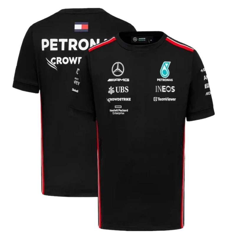 Camiseta Preta Mercedes - 2023