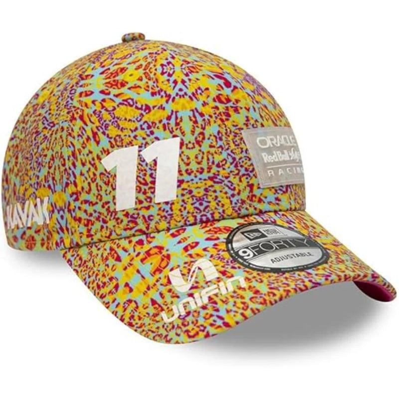 Boné Red Bull Racing Perez Edição Especial Canadá 2023 - Multicolor
