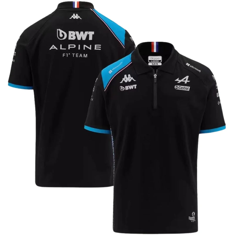 Polo Funcional Preta Alpine - 2023