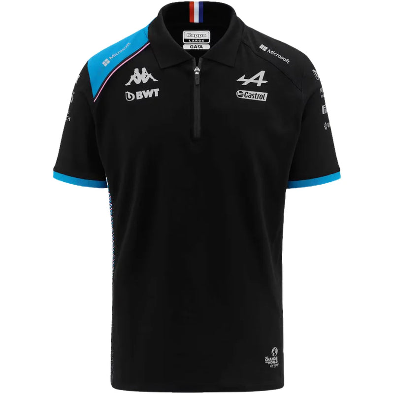 Polo Funcional Preta Alpine - 2023