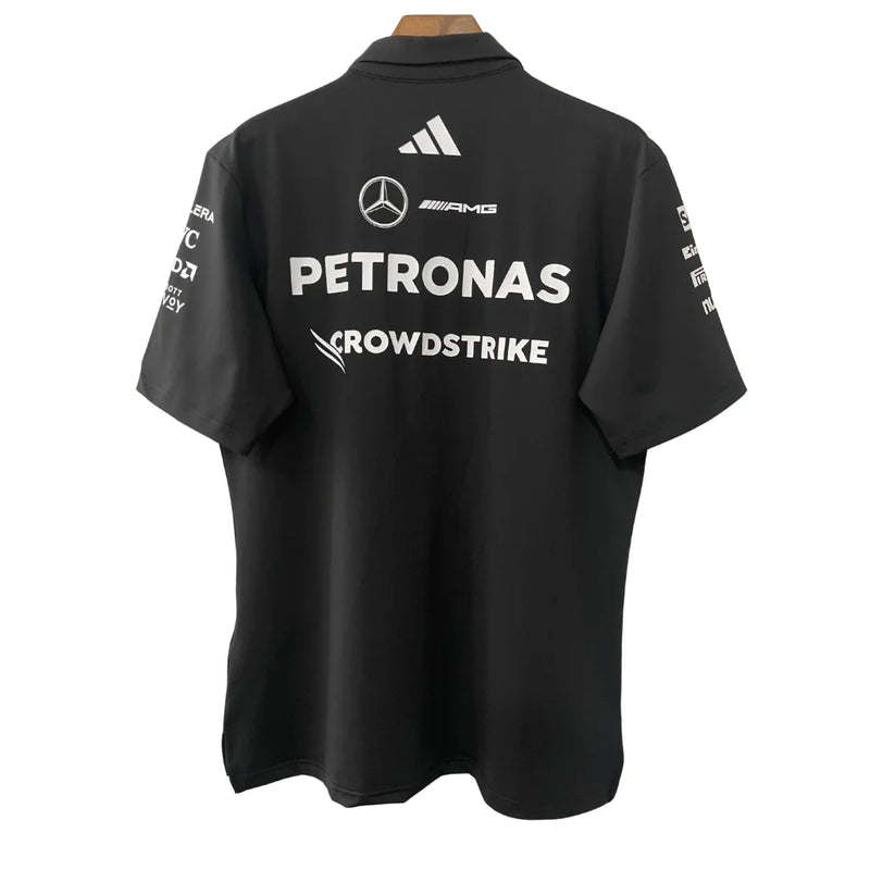 Lançamento Camisa Polo Preta Mercedes - 2025
