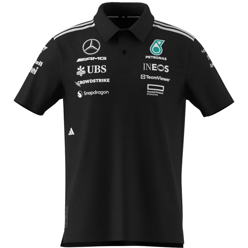 Lançamento Camisa Polo Preta Mercedes - 2025