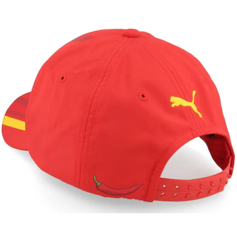 Boné Scuderia Ferrari Sainz Edição Especial Barcelona 2023 - Vermelho