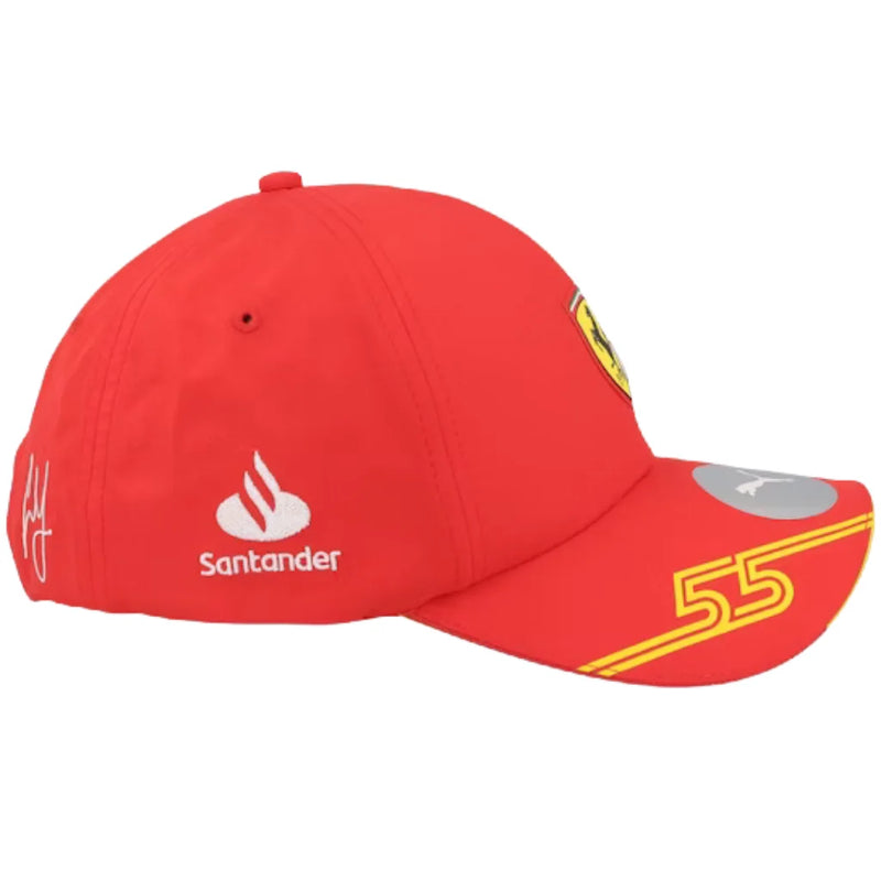 Boné Scuderia Ferrari Sainz Edição Especial Barcelona 2023 - Vermelho