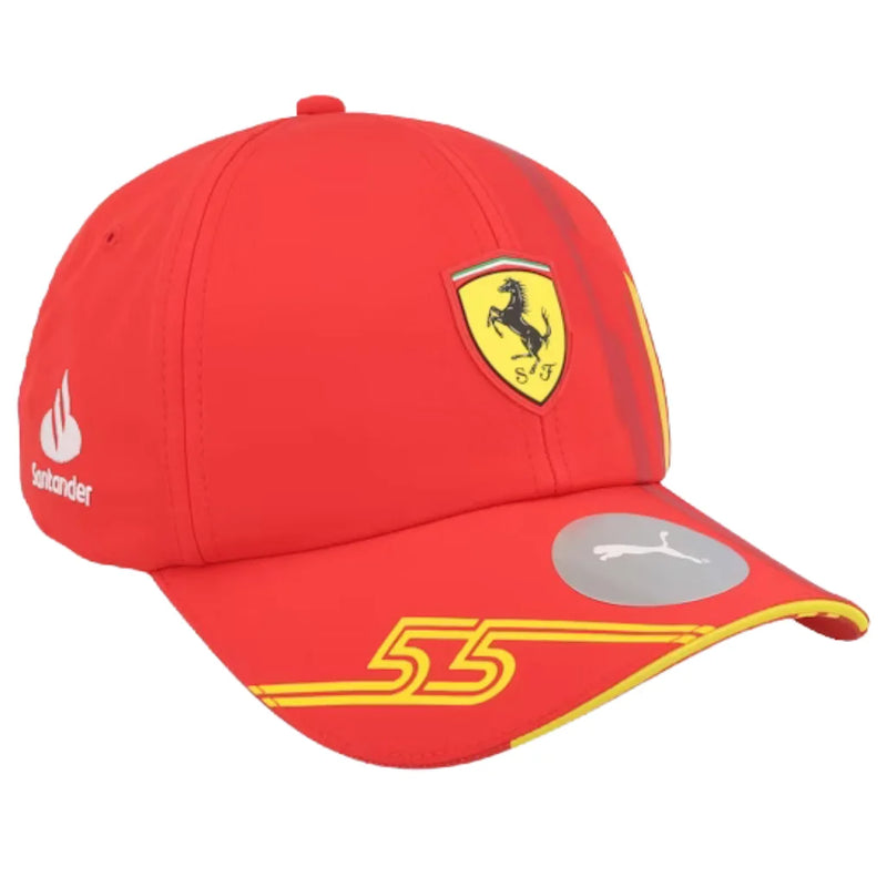 Boné Scuderia Ferrari Sainz Edição Especial Barcelona 2023 - Vermelho